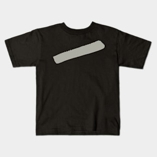 Brush Stroke - Minimal Art Kids T-Shirt